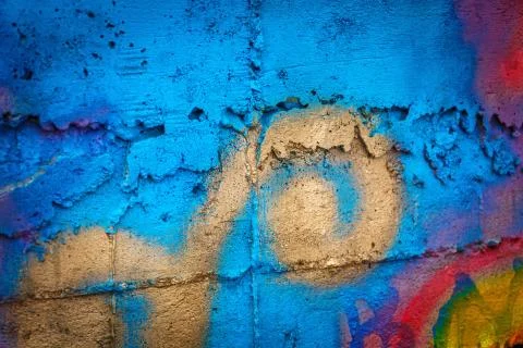 Painted wall background Stock-Fotos
