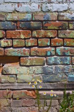 Painted wall Stock Photos