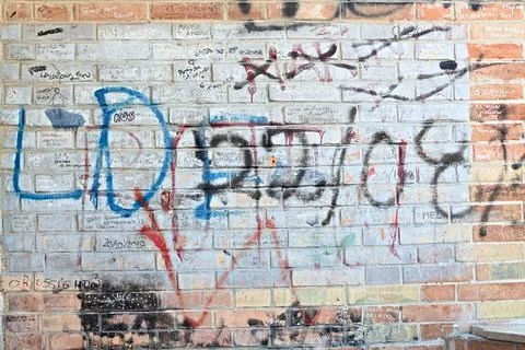 Painted wall Stock Photos