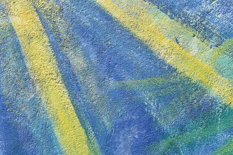 Painted wall. Stock Photos