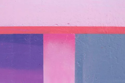Painted wall Stock-Fotos