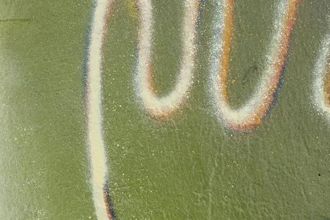 Painted wall Stock Photos