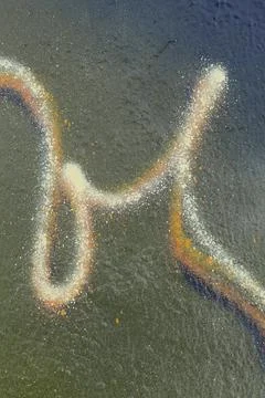 Painted wall Stock Photos