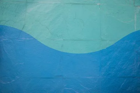 Painted wall texture in different colors Stock Photos