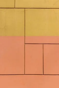 Painted wall textures. Close-up of the wall of a house , forming rectangles.. Stockfoto's