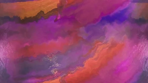 Painted Watercolor Stock Footage 91552228