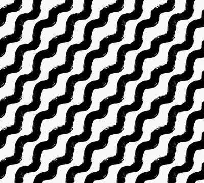 Painted Wave Pattern Diagonal Stock Illustration