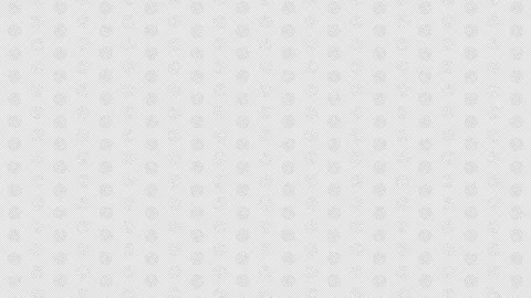 Painted white snowflakes move in smooth rows on a transparent background Stock Footage 294546152
