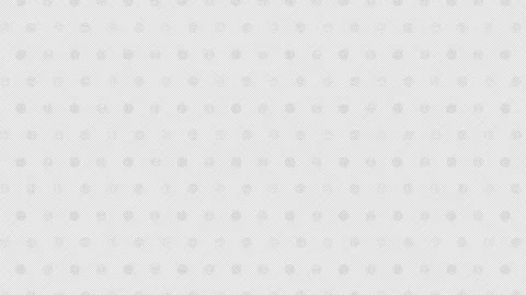 Painted white snowflakes move in smooth rows on a transparent background Stock Footage 296326650