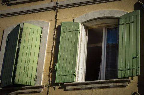 Painted windows Stock Photos