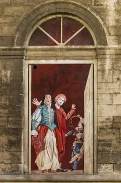 Painted windows Stock Photos