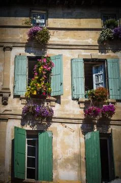 Painted windows Stock Photos