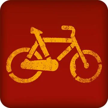 Painted_bicycle Stock Illustration