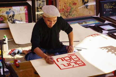 Painter artist Stock Photos