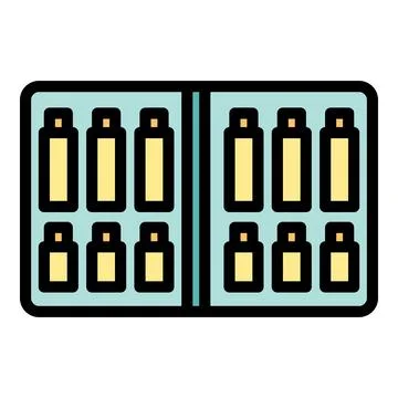 Painter ceramic icon vector flat Stock Illustration