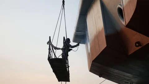 Painter dock Stock Footage 87086287