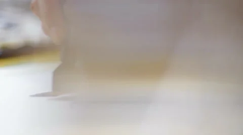 Painter drawing stylish calligraphy closeup 스톡 동영상 59221829