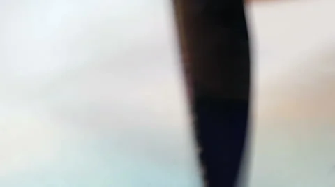 Painter drawing with water colors on paper macro 스톡 동영상 59222564