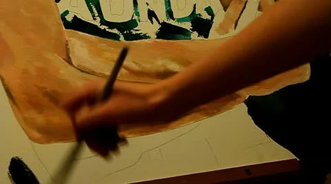 Painter Stock Footage 10790694