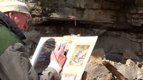 Painter Stock Footage 10951832