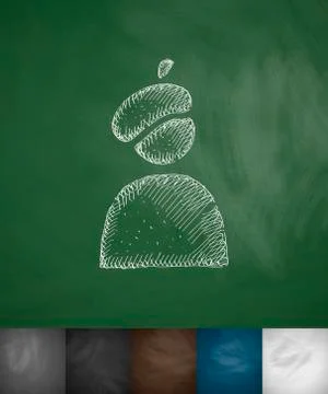 Painter icon. Hand drawn vector illustration 스톡 일러스트