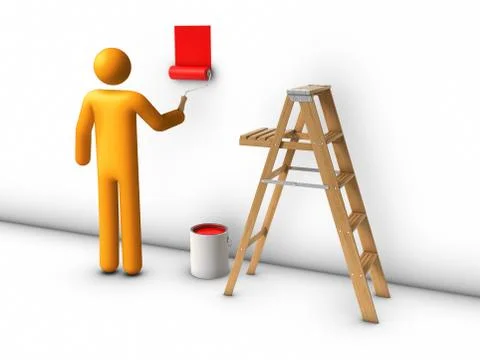 Painter Stock Illustration