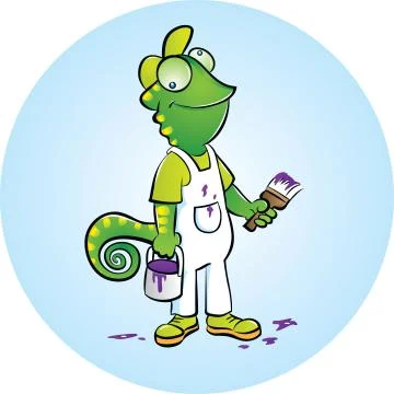 Painter 스톡 일러스트