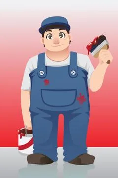 Painter Stock Illustration