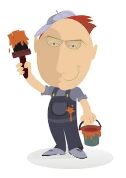 Painter Stock Illustration