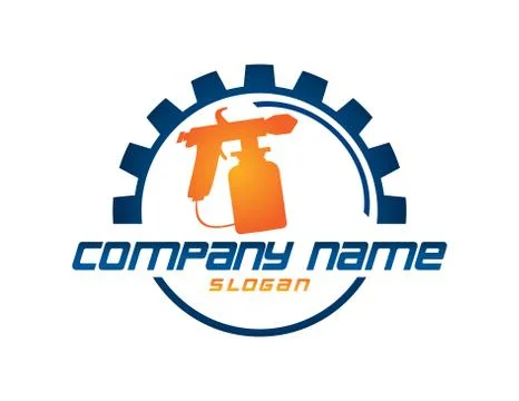 Painter logo Stock Illustration