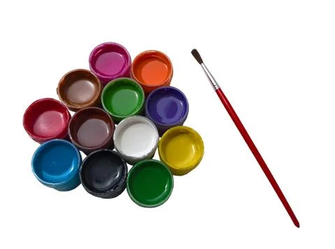 Painter Means Isolated Stock Photos