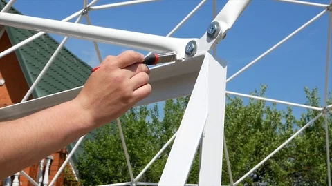 Painter paints with a brush Stock Footage 101663050