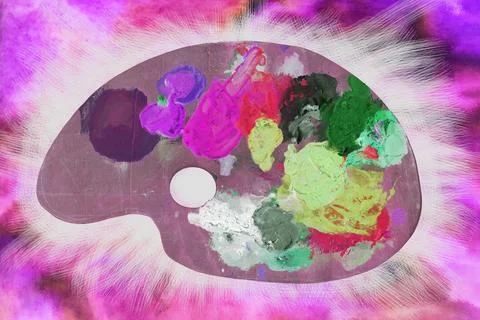 Painter Palette Stock Photos