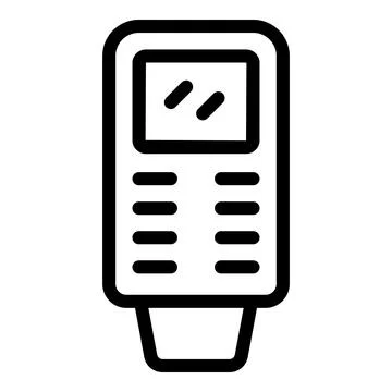 Painter tester icon outline vector. Car spray Stock Illustration