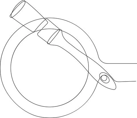 Painter tool brush roller bucket tools set paint Illustrazione stock