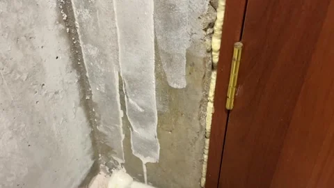 Painter at work. Applying primer to the wall. Stock Footage 318074870
