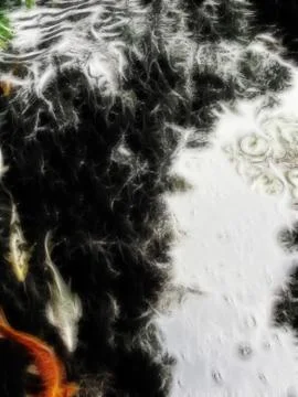 Painterly koi Stock Illustration