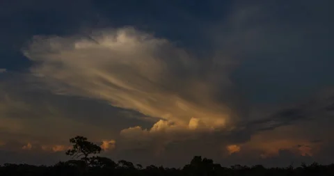 Painterly Sunset Clouds (3240p 25fps) Video stock 247273930