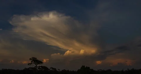 Painterly Sunset Clouds (3240p 29.97) Video stock 247275950