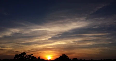Painterly Sunset Time Lapse (2160p 29.97) Stock Footage 97363505