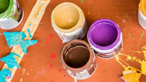 Painters artistic paint Stock Photos
