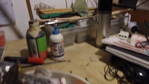 A painter's room Video stock 77062655