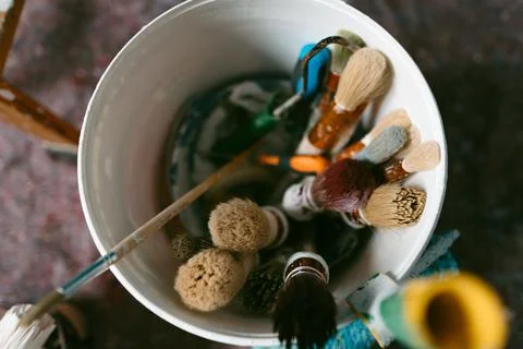 Painter's Tools Fotos de archivo