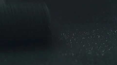 Painting in black for angle Video stock 64763952