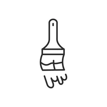 Painting Brush Stock Illustration