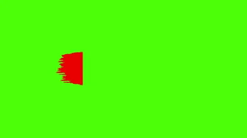 Painting brush stroke shape 4k animation Stock Footage 312260451