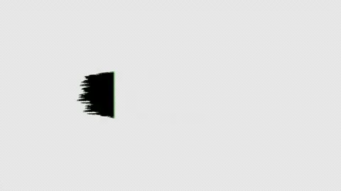 Painting brush stroke shape 4k animation Stock Footage 312260470
