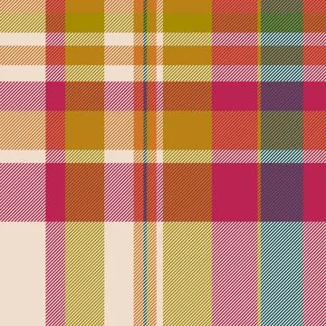 Painting check plaid pattern, back to school tartan background textile. Tre.. Stock Illustration