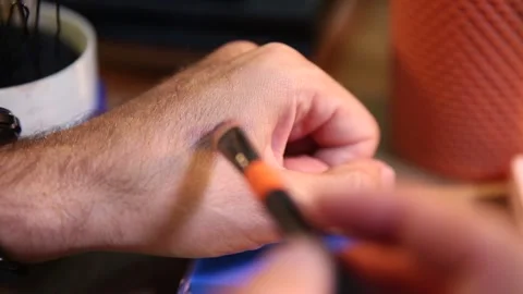 Painting colors 2 Stock Footage 307415075