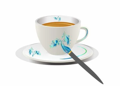 Painting cup Stock Illustration